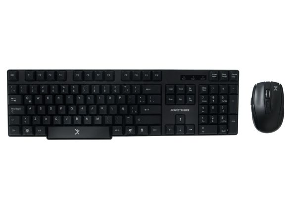 Perfect Choice PC-200994 teclado Ratón incluido Universal RF inalámbrico QWERTY Negro - Imagen 2