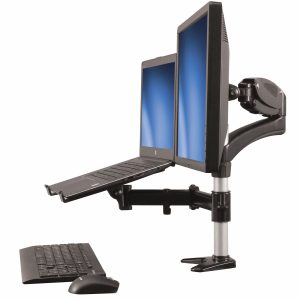 StarTech.com Brazo para un Monitor - Base para Laptop con Ajuste de Altura de un Toque