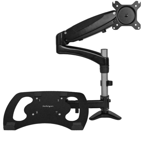 StarTech.com Brazo para un Monitor - Base para Laptop con Ajuste de Altura de un Toque - Imagen 2
