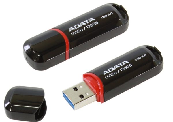 ADATA AUV150-128G-RBK unidad flash USB 128 GB USB tipo A 3.2 Gen 1 (3.1 Gen 1) Negro - Imagen 2