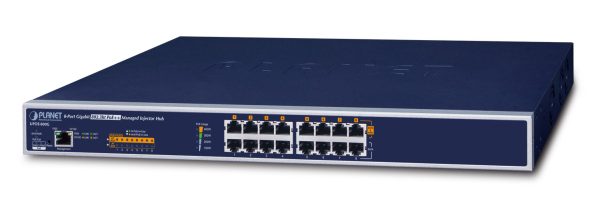 PLANET UPOE-800G dispositivo de redes Gestionado Gigabit Ethernet (10/100/1000) Energía sobre Ethernet (PoE) Azul - Imagen 2