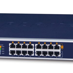 PLANET UPOE-800G dispositivo de redes Gestionado Gigabit Ethernet (10/100/1000) Energía sobre Ethernet (PoE) Azul