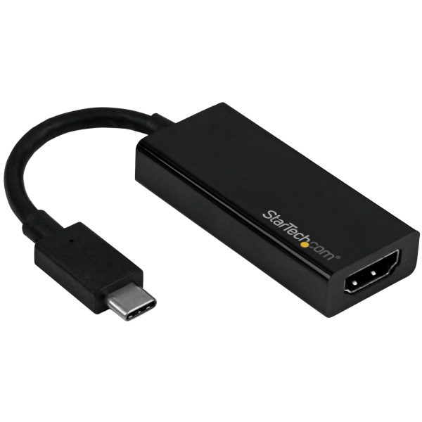 StarTech.com Adaptador Gráfico USB-C a HDMI 4K60Hz - Convertidor de Video USB Tipo C a HDMI - Compatible Thunderbolt 3 - Dongle