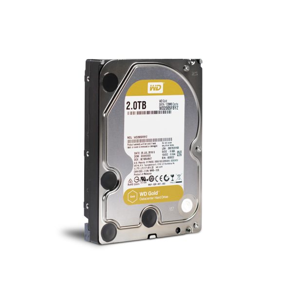 Western Digital Gold disco duro interno 2 TB 7200 RPM 128 MB 3.5" Serial ATA III - Imagen 2