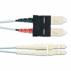 Panduit FZ2ERLNSNSNM002 cable InfiniBand y de fibra óptica 2 m LC SC OFNR Azul
