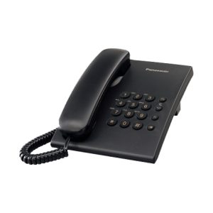 Panasonic KX-TS500 Teléfono analógico Identificador de llamadas Negro