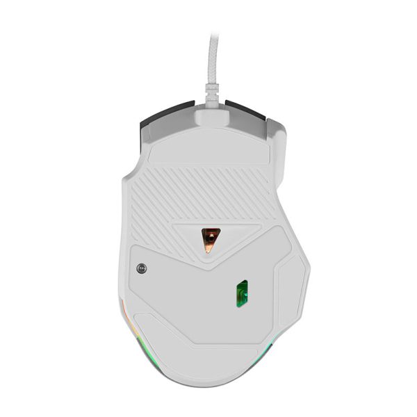Getttech GPM-RGBWR-G1-WH ratón Juego Diestro USB tipo A 7200 DPI - Imagen 2