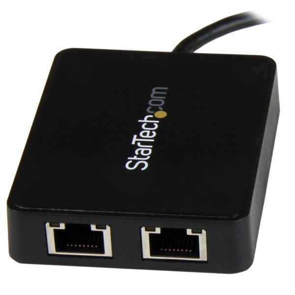 StarTech.com Adaptador de Red USB-C con Dos Puertos Ethernet Gigabit y Puerto Adicional USB (Type-A) - Imagen 2