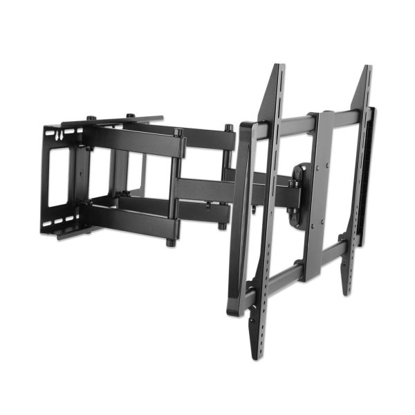 Manhattan Soporte para TV, de pared, movimiento articulado, pantallas curvas o planas de 60" a 100" de máximo 80 kg - Imagen 2