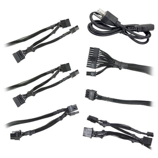 EVGA 100-N1-0550-L1 unidad de fuente de alimentación 550 W 20-pin ATX ATX Negro - Imagen 3