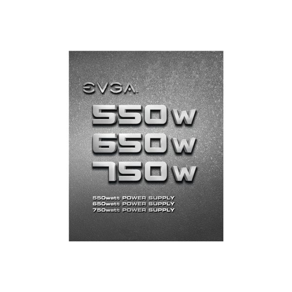 EVGA 100-N1-0550-L1 unidad de fuente de alimentación 550 W 20-pin ATX ATX Negro - Imagen 2