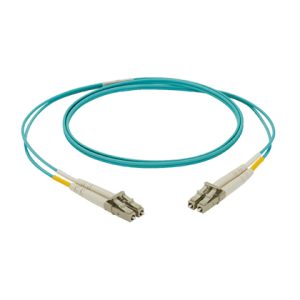 Panduit NKFPX2ELLLSM003 cable InfiniBand y de fibra óptica 3 m LC Color aguamarina, Azul