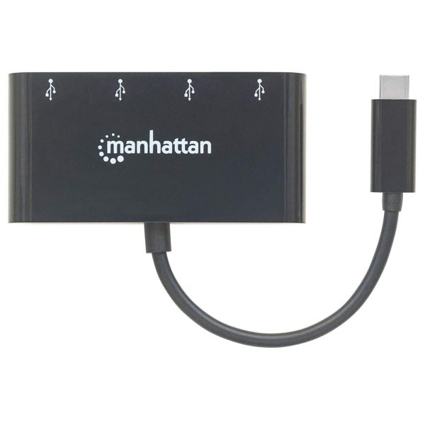Manhattan Hub USB-C 3.2 Gen 1 con 4 puertos USB-A - Imagen 4