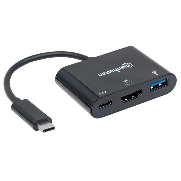 Manhattan Docking Station HDMI Convertidor USB Tipo-C - Imagen 2
