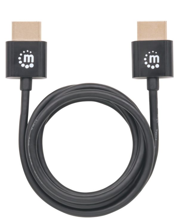 Manhattan Cable HDMI super delgado de alta velocidad con Ethernet - Imagen 2