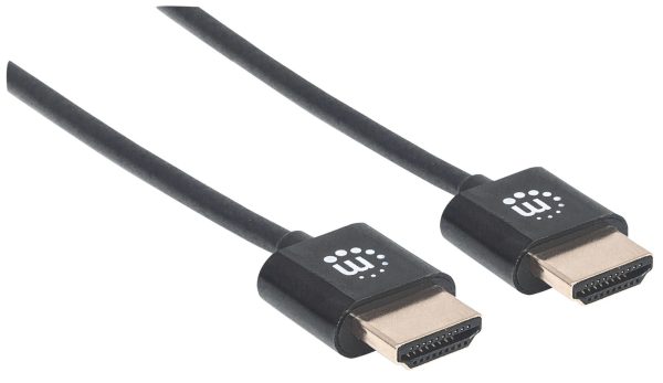 Manhattan Cable HDMI súper delgado de alta velocidad con Ethernet - Imagen 2