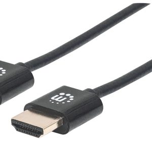 Manhattan Cable HDMI súper delgado de alta velocidad con Ethernet