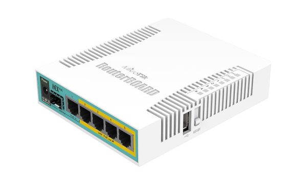 Mikrotik hEX PoE enrutador Blanco