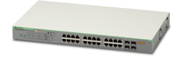 Allied Telesis AT-GS950/28PS-10 Gestionado Gigabit Ethernet (10/100/1000) Energía sobre Ethernet (PoE) 1U Gris - Imagen 2
