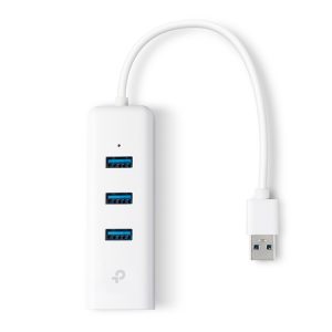 TP-Link UE330 base para laptop o replicador de puertos Alámbrico USB 3.2 Gen 1 (3.1 Gen 1) Type-A Blanco