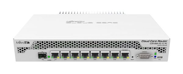 Mikrotik CCR1009-7G-1C-PC enrutador Blanco - Imagen 3