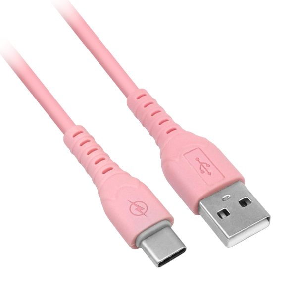 BRobotix 6001608 cable USB USB 3.2 Gen 1 (3.1 Gen 1) 1 m USB A USB C Rosa - Imagen 2