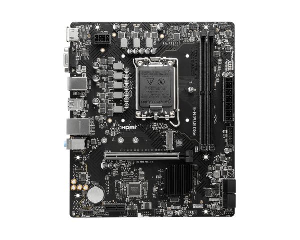 MSI PRO B760M-E placa base Intel B760 LGA 1700 Micro ATX - Imagen 2
