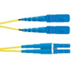 Panduit F92ERLNSNSNM010 cable InfiniBand y de fibra óptica 10 m SC LC Multicolor, Amarillo