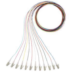 Panduit NKFPX1BN1NKM001 cable InfiniBand y de fibra óptica 1 m LC Pigtail Color aguamarina, Azul