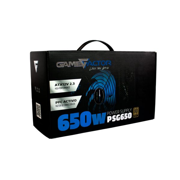 Vorago PSG650 unidad de fuente de alimentación 650 W 20+4 pin ATX ATX Negro - Imagen 3