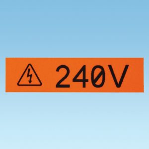 Panduit T100X000VXC-BK etiqueta de impresora Negro, Amarillo