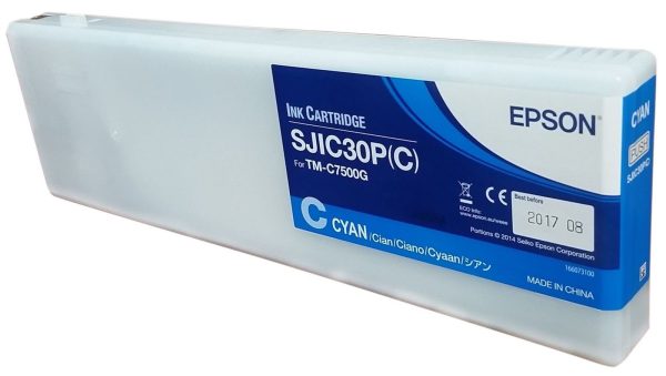 Epson SJIC30P(C) cartucho de tinta Original Cian - Imagen 2