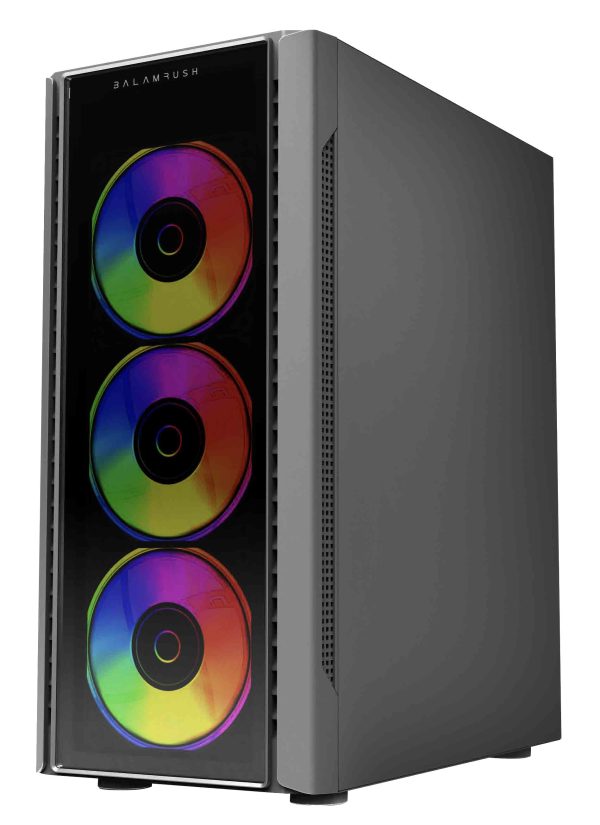 Balam Rush Dragonfly Crystal GM745 Midi Tower Negro