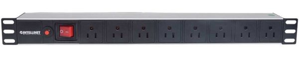 Intellinet Barra multicontacto con 8 salidas para montaje en 1U de rack de 19" - Tipo EU - Imagen 4