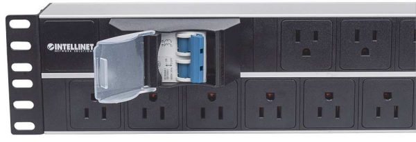 Intellinet Barra multicontactos de 15 salidas para montaje en 2U de rack de 19" - Enchufes Tipo EU (NEMA 5) - Imagen 4
