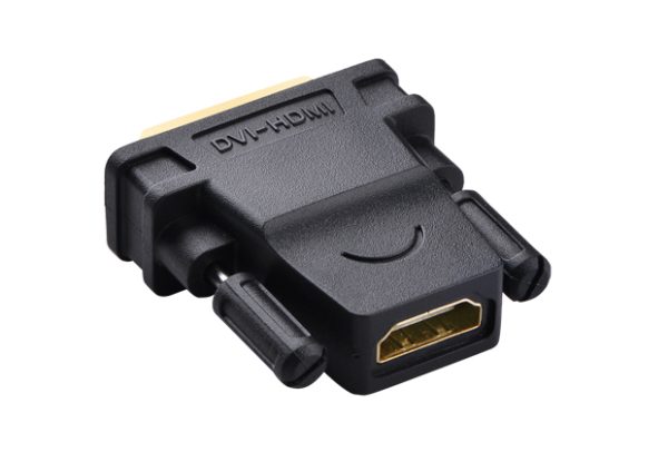 Ugreen 20124 cambiadores de género de cables HDMI DVI Negro, Oro - Imagen 3