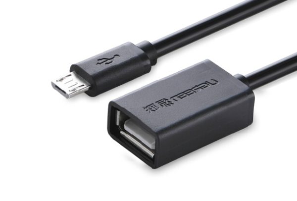 Ugreen 10396 cable USB USB 2.0 0.12 m USB A Micro-USB B Negro - Imagen 3