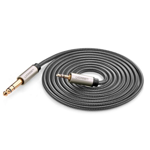 Ugreen 10625 cable de audio 1 m 2 x 6.35mm 3,5mm Negro - Imagen 2