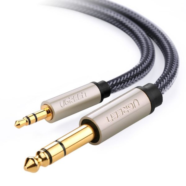 Ugreen 10625 cable de audio 1 m 2 x 6.35mm 3,5mm Negro - Imagen 3