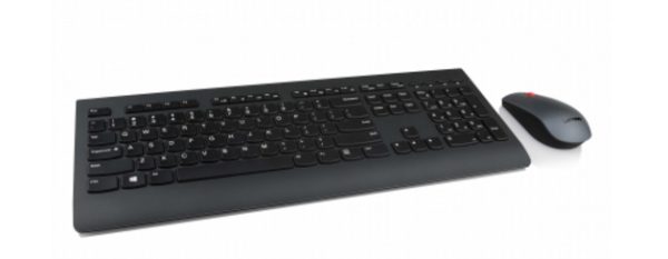 Lenovo 4X30H56831 teclado Ratón incluido Universal RF inalámbrico Español Negro - Imagen 2