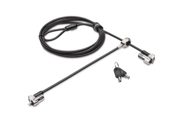 Kensington NanoSaver cable antirrobo Negro, Acero inoxidable 1.8 m