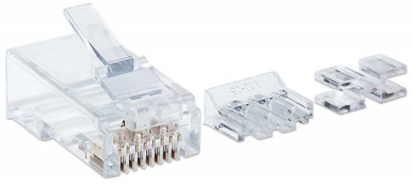 Intellinet PLUG RJ45 CAT6A MULTIFILAR UTP BOTE 80 PZAS ORO 15-MICRAS - Imagen 2