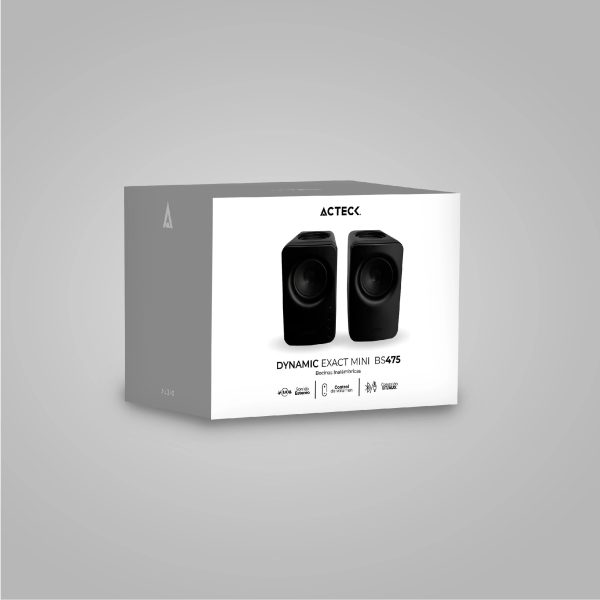 Acteck DYNAMIC EXACT MINI BS475 De 1 vía Negro Alámbrico 5 W - Imagen 2
