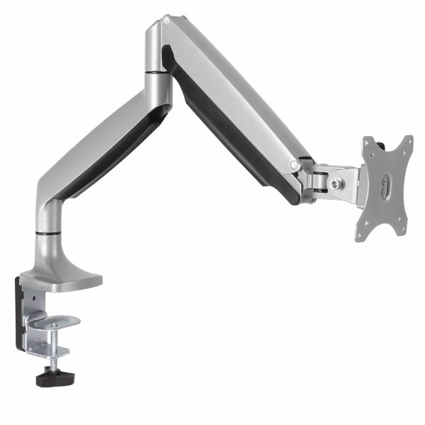 StarTech.com Brazo Ergonómico de Escritorio para Monitor VESA hasta 9kg - de Servicio Pesado - Movimiento Total, Altura Ajustable y Articulado - Aluminio - Abrazadera en C/Ojal - Plata - Imagen 4