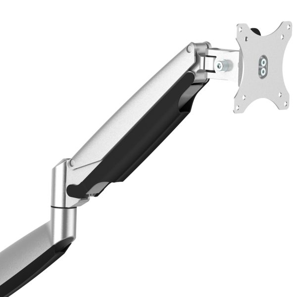 StarTech.com Brazo Ergonómico de Escritorio para Monitor VESA hasta 9kg - de Servicio Pesado - Movimiento Total, Altura Ajustable y Articulado - Aluminio - Abrazadera en C/Ojal - Plata - Imagen 3