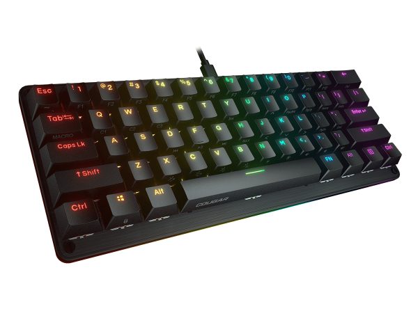 COUGAR Gaming PURI MINI RGB teclado Juego USB QWERTY Inglés Negro - Imagen 4