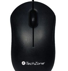 TechZone TZMOU01 ratón Oficina Ambidiestro USB tipo A Óptico 800 DPI