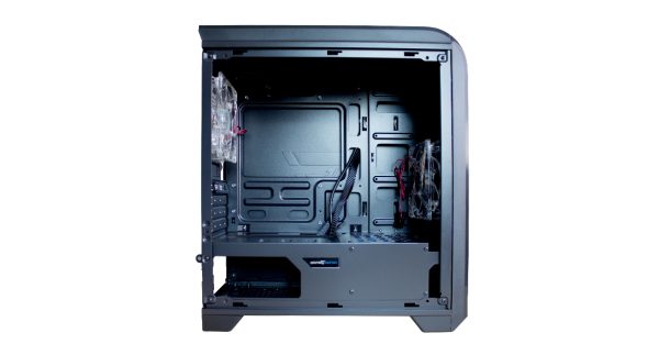 Game Factor CSG500 Micro Tower Negro, Rojo - Imagen 3