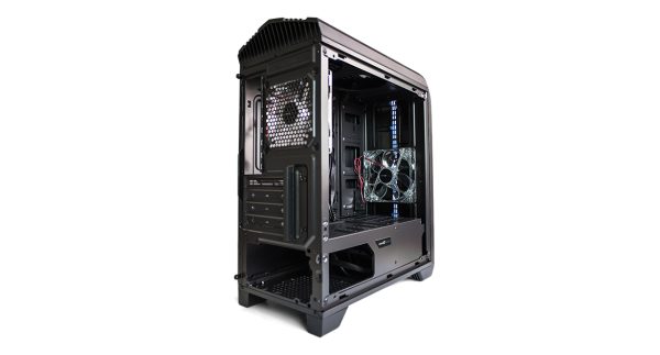 Game Factor CSG500 Micro Tower Negro, Rojo - Imagen 2