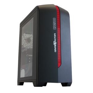 Game Factor CSG500 Micro Tower Negro, Rojo